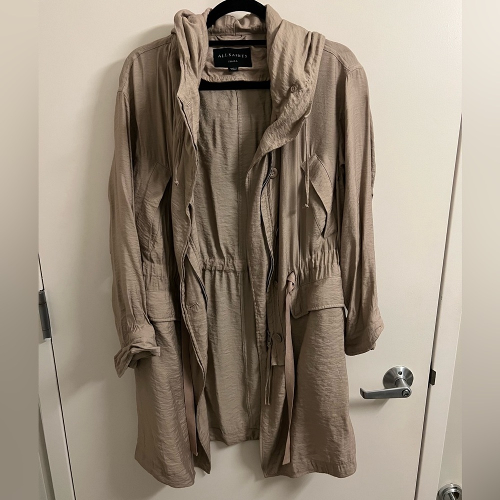 All Saints Trench Coat/Raincoat